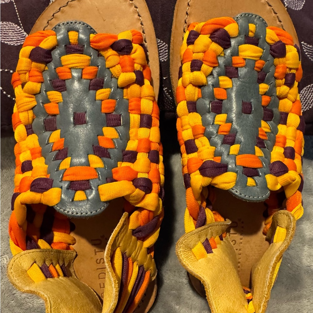 Bed Stu Multicolor Madrina Huarache Sandals - like new - Picture 11 of 11
